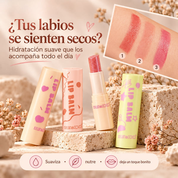 Tonos del bálsamo labial en barra