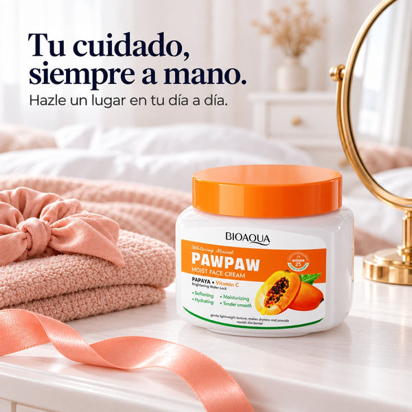 Crema facial de papaya siempre a mano