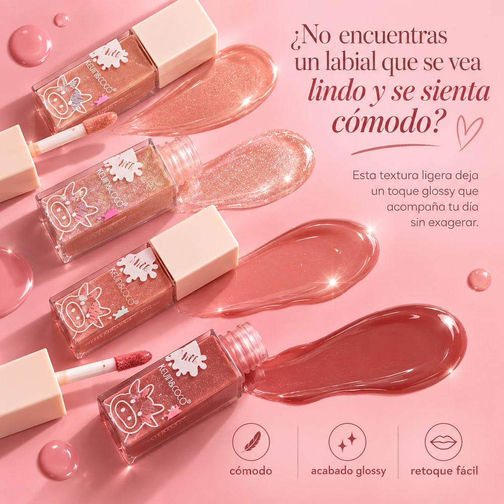 Textura del labial lĂquido