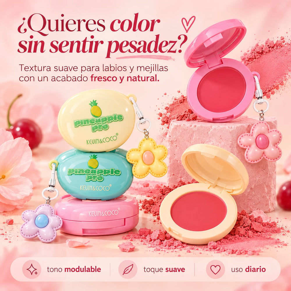 Rubor en crema de textura suave