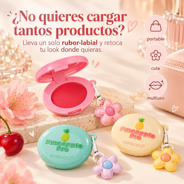 Rubor-labial portátil con llavero