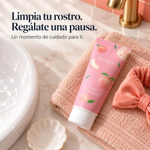 Limpiador facial con toalla