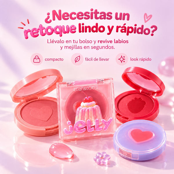 Rubor jelly para retoques rápidos