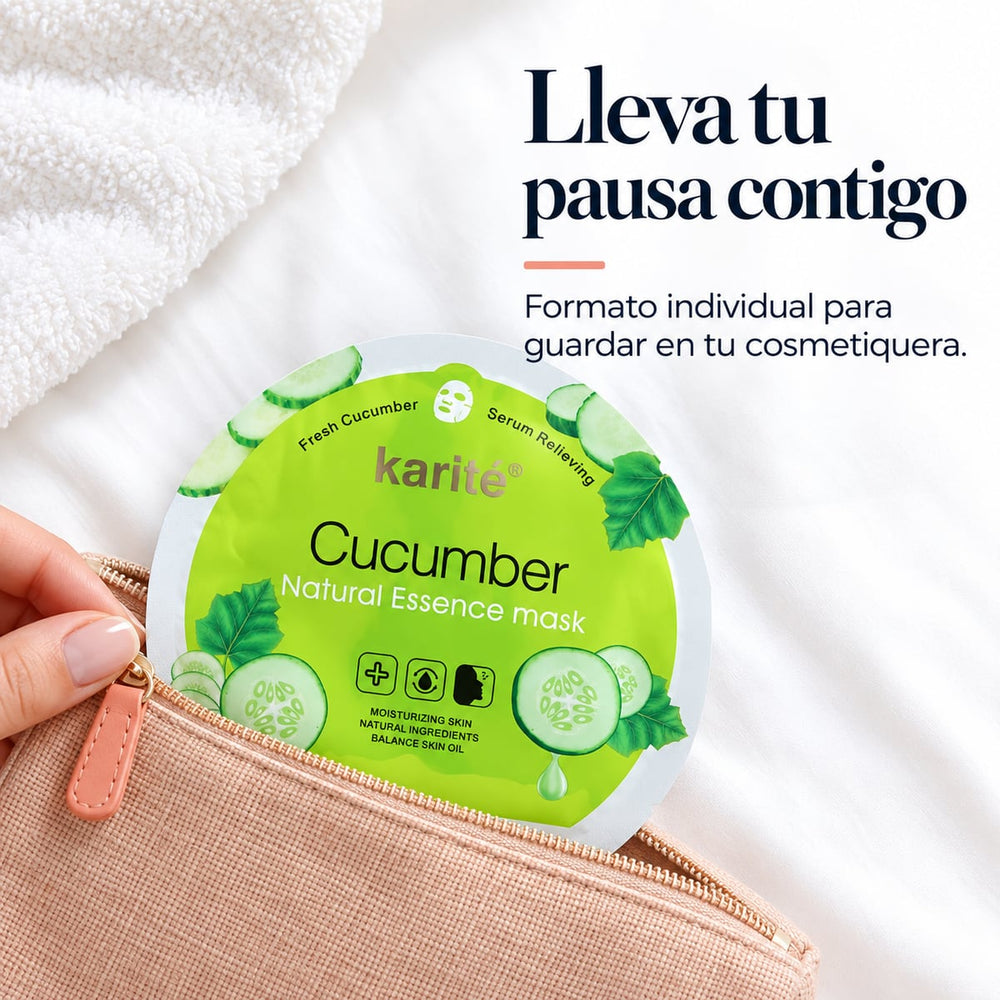 Mascarilla de pepino para tu rutina