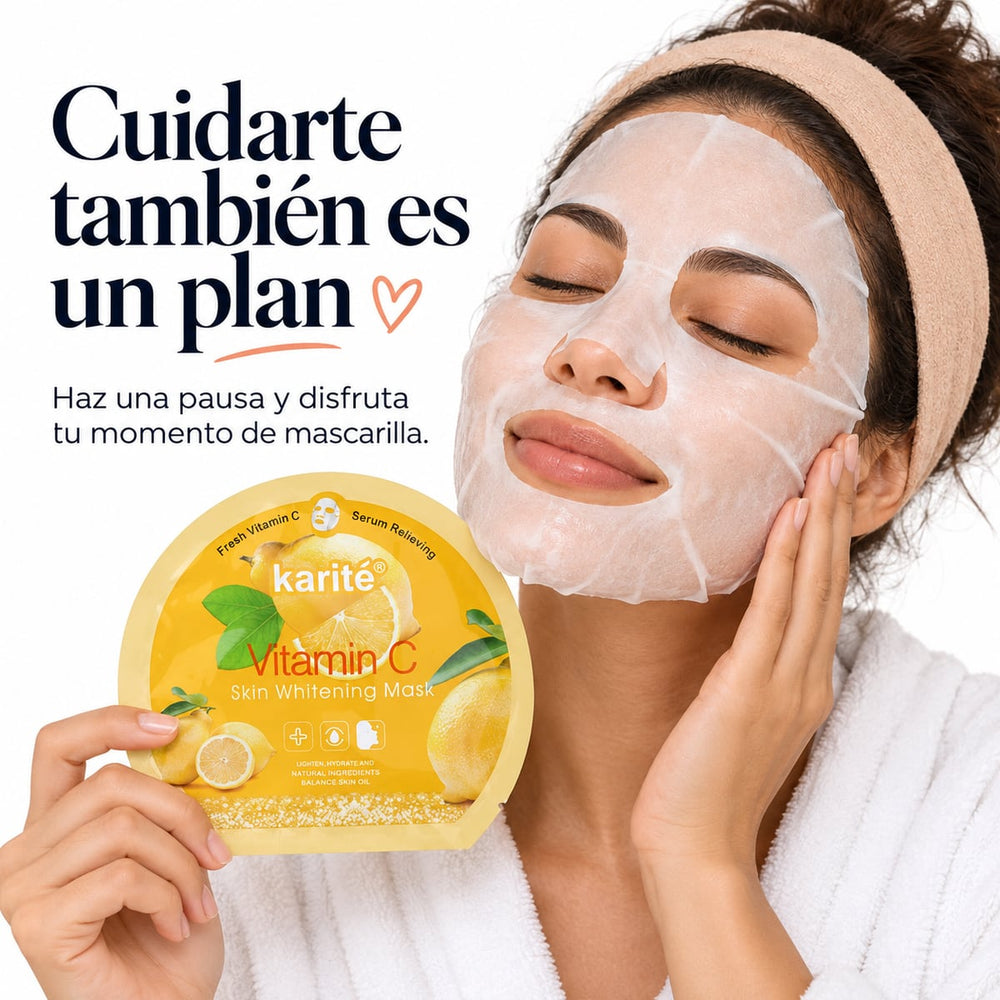 Mascarilla vitamina C para tu rutina