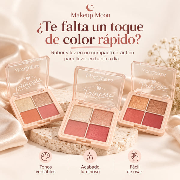 Paleta Mocmallure Princess para tu dĂa a dĂa