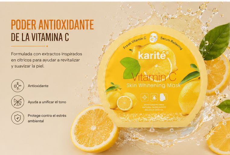 Mascarilla Facial Vitamina C