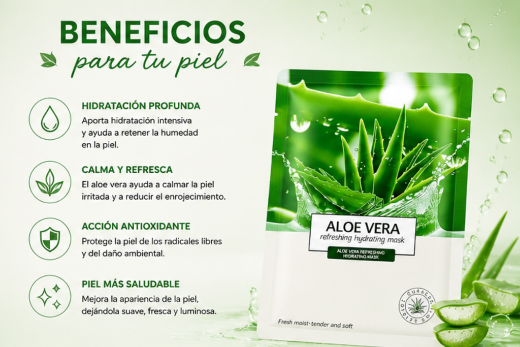 Mascarilla Facial Aloe Vera