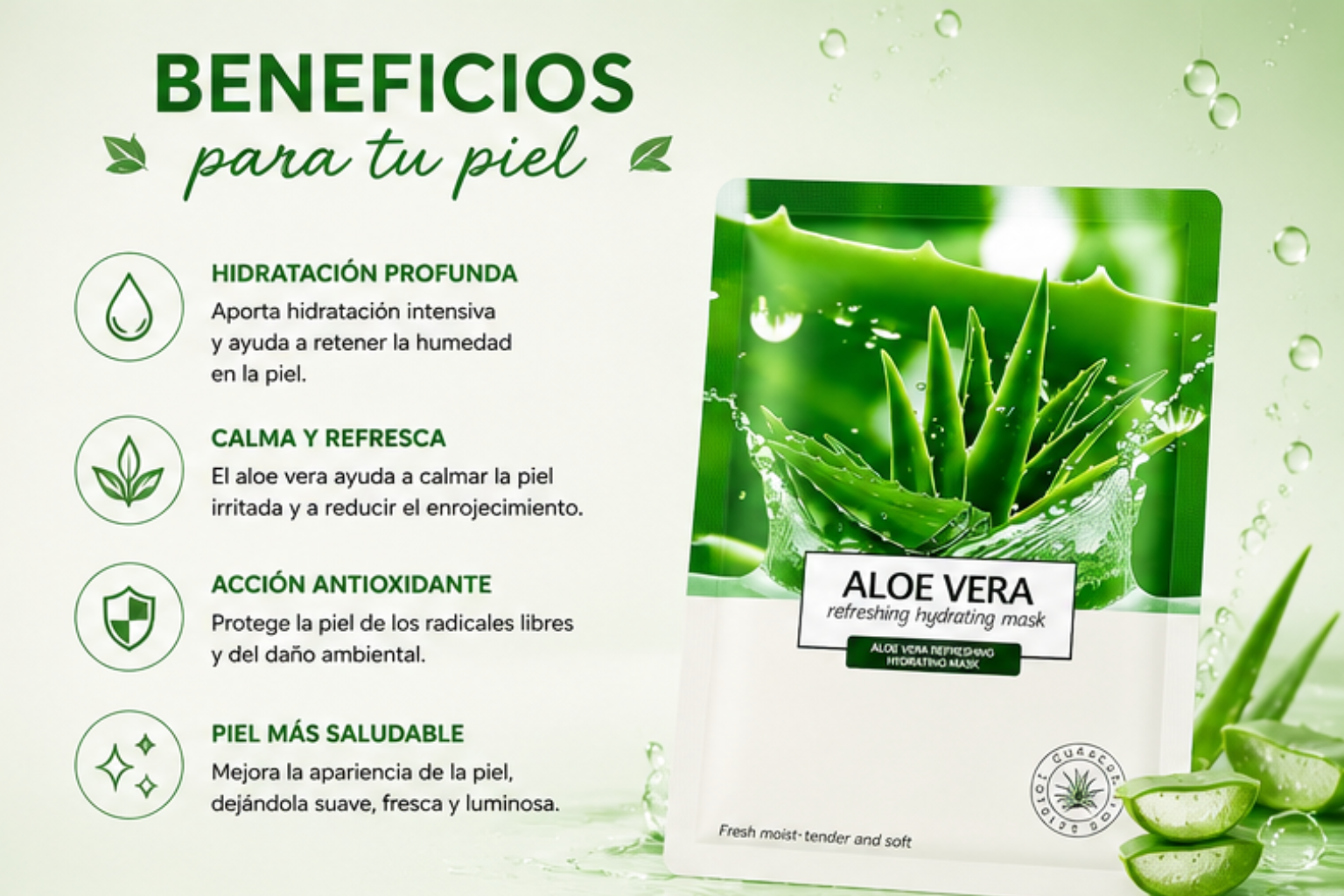 Mascarilla Facial Aloe Vera