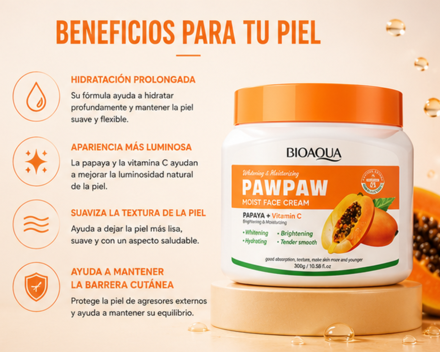 Crema Facial Miel de Manuka