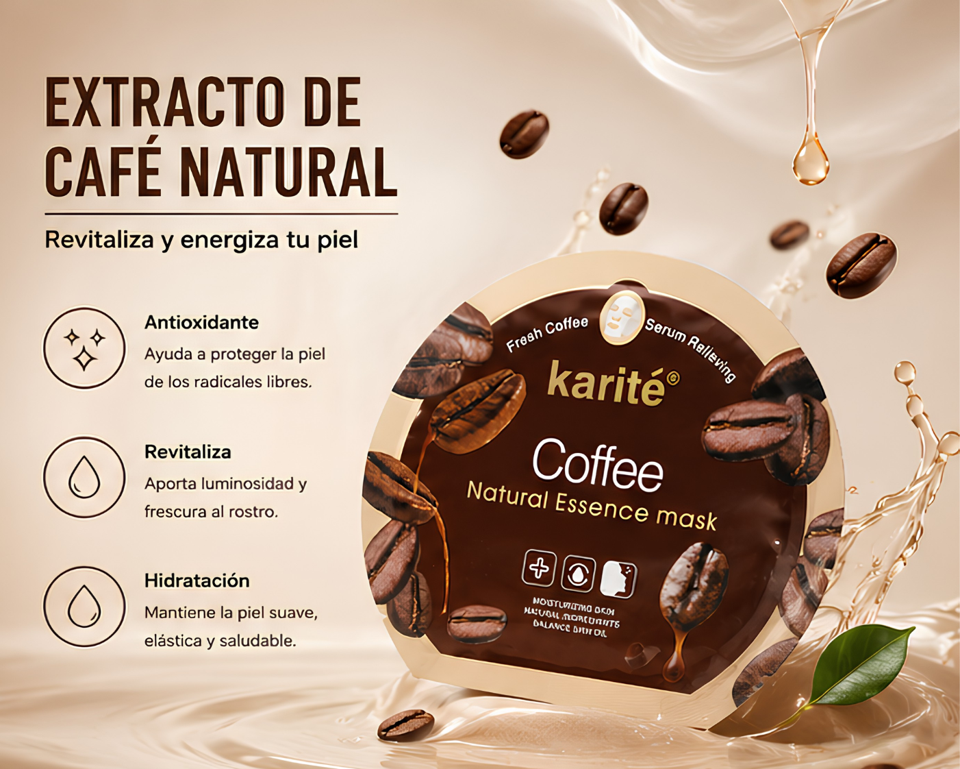 Mascarilla Facial De Café