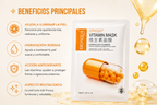Mascarilla Facial Rejuvenecedora con Vitamina C y E