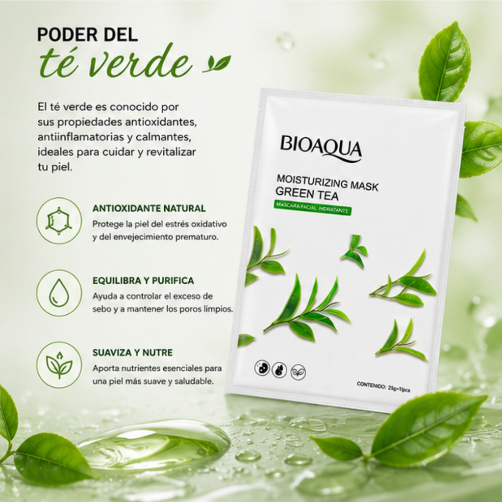 Mascarilla Facial Té Verde