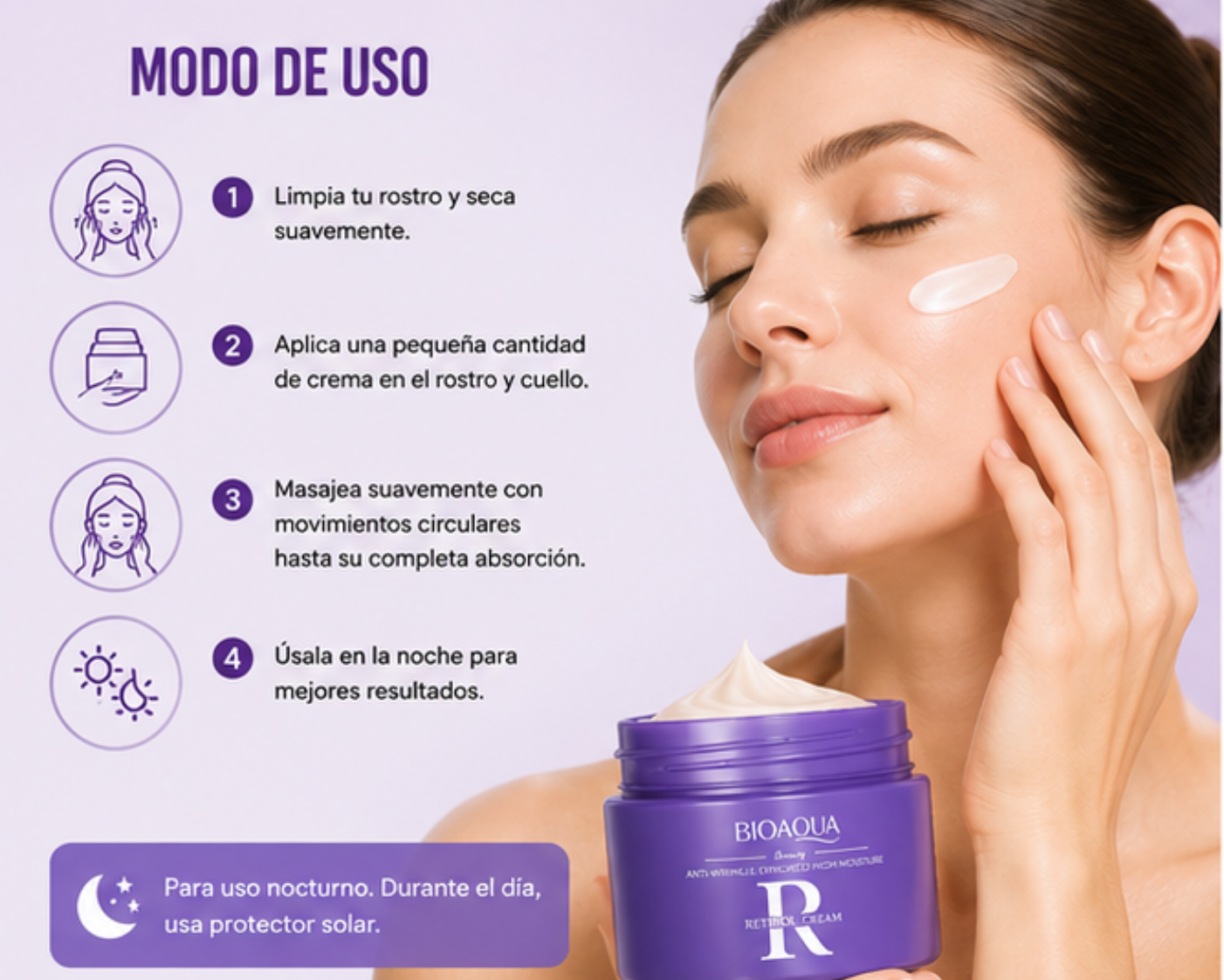Crema Facial de Retinol