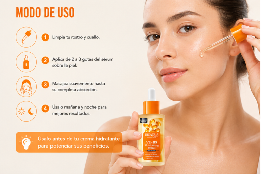 Serum Facial Vitamina E + Vitamina B5