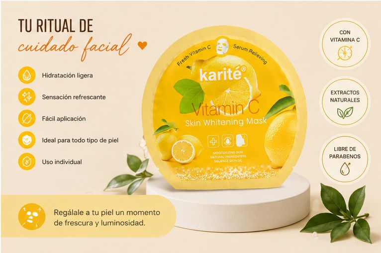 Mascarilla Facial Vitamina C