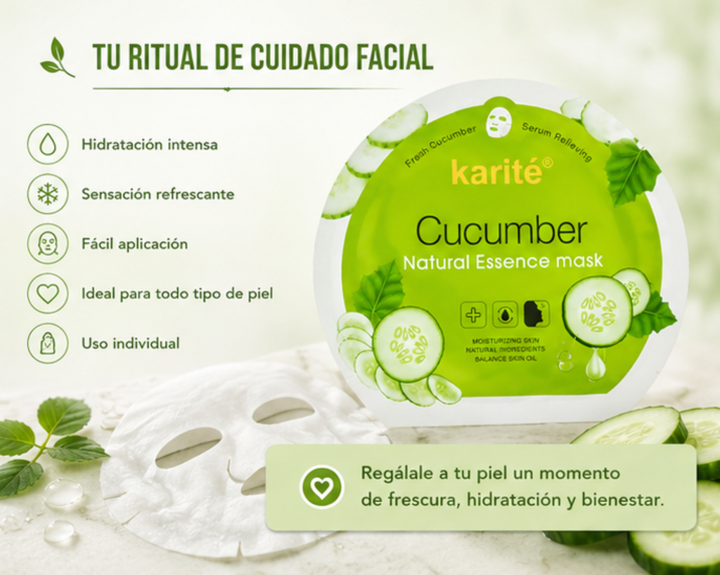 Mascarilla Facial De Pepino