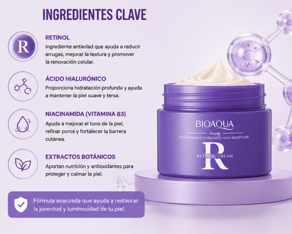 Crema Facial de Retinol