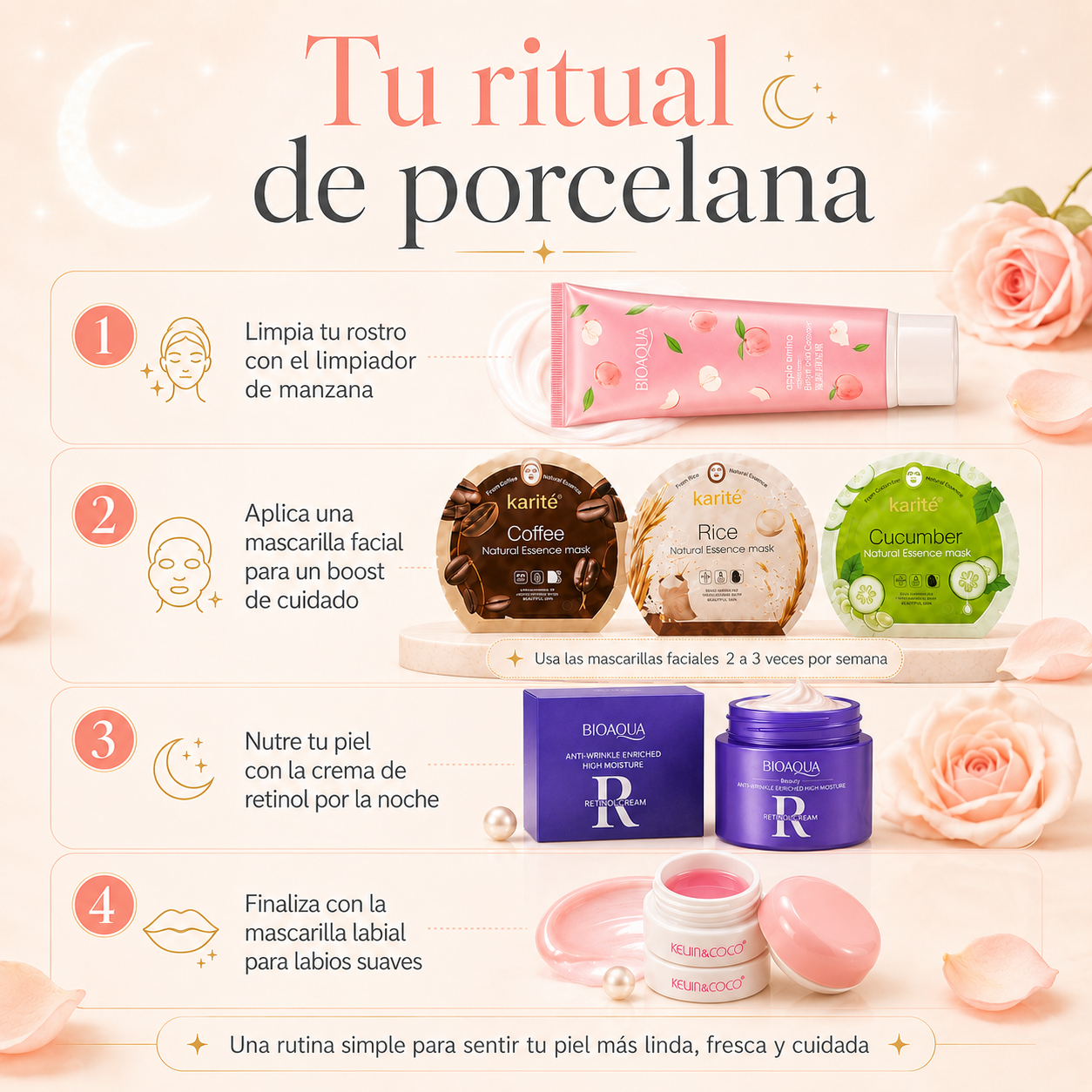 🌿 KIT PIEL DE PORCELANA
