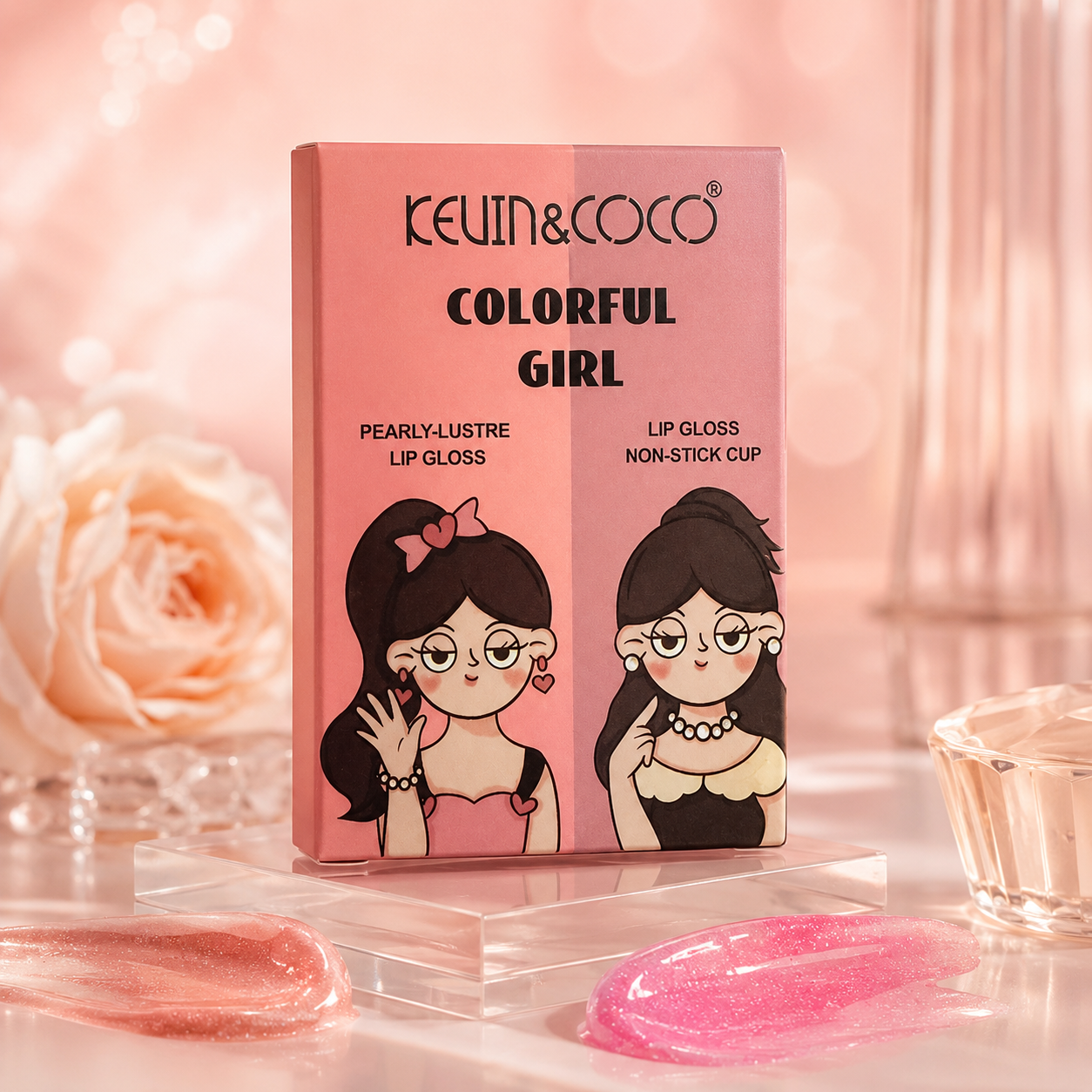 Kit Dúo Labial Líquido – Kevin & CoCo