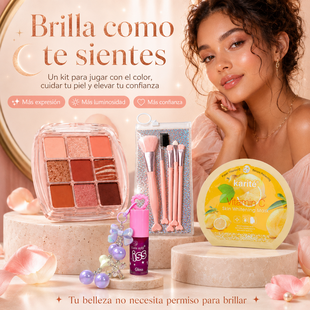💄KIT BRILLO DE REINA