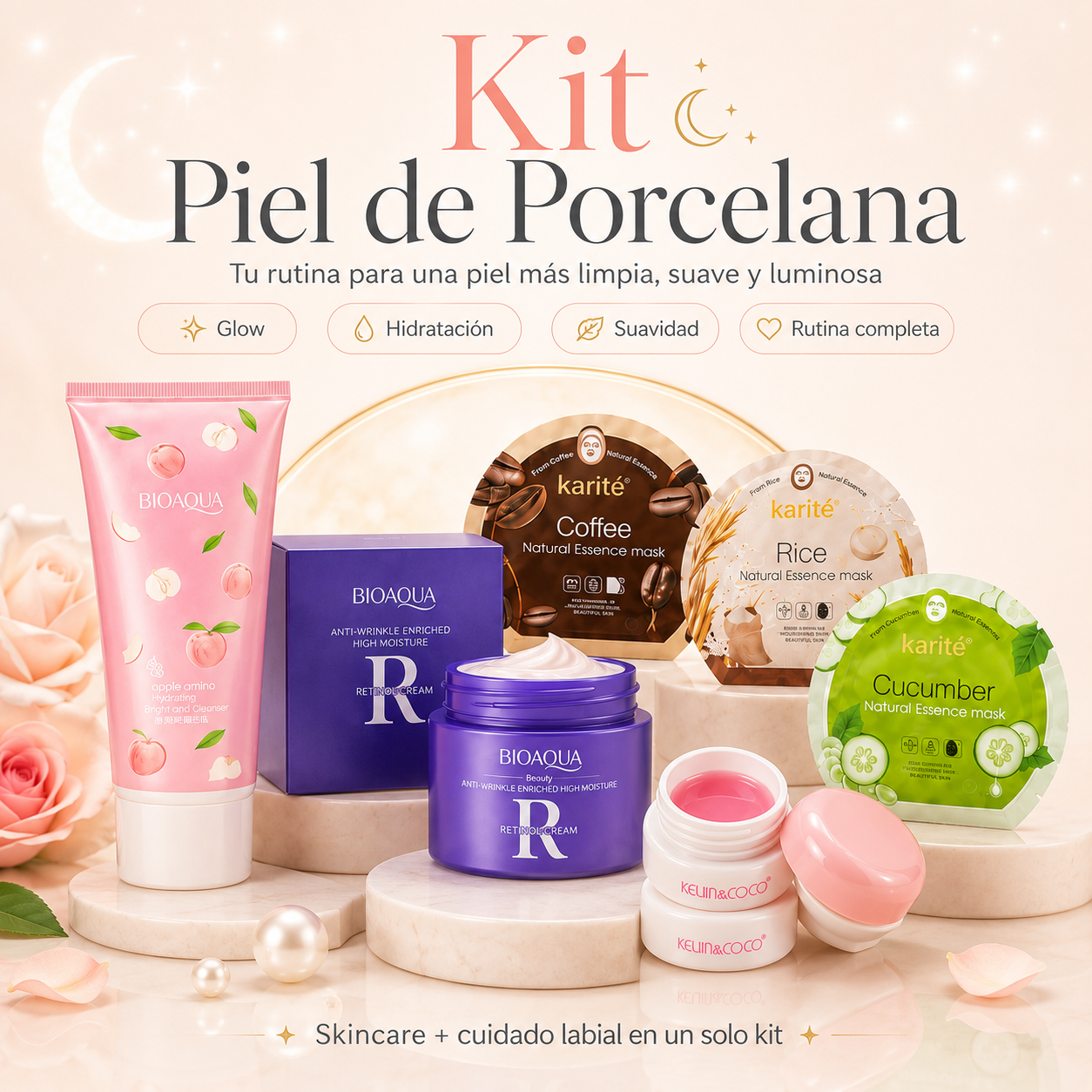 🌿 KIT PIEL DE PORCELANA