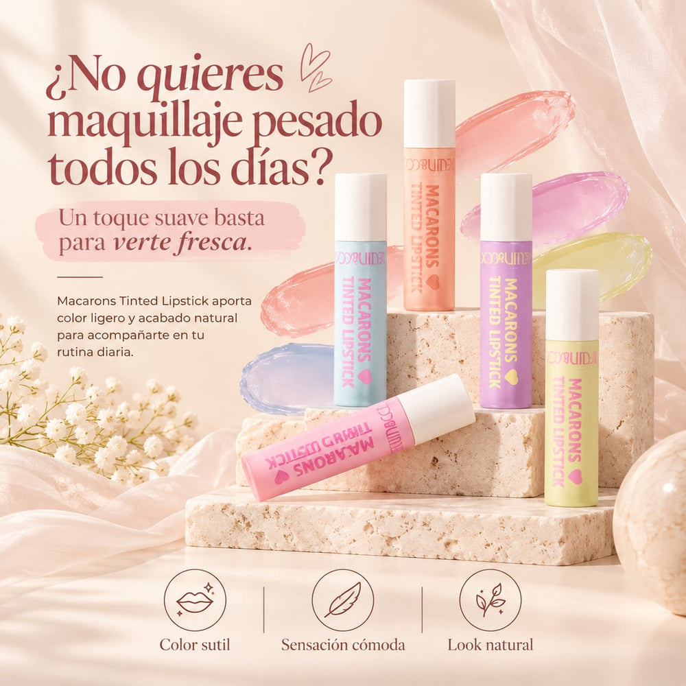Bálsamo Macarons con acabado natural