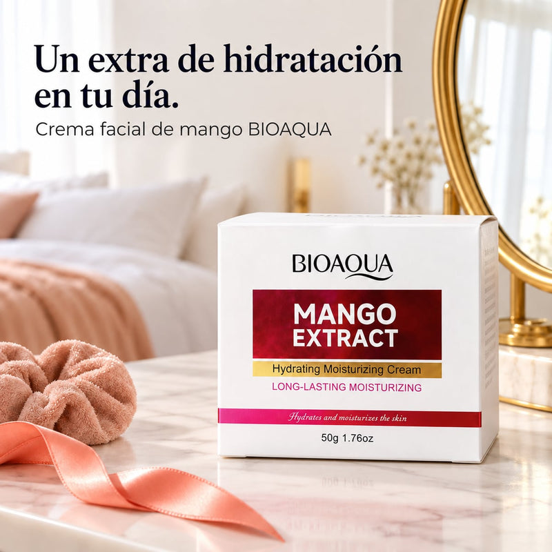 Crema facial extracto de mango BIOAQUA 50 g