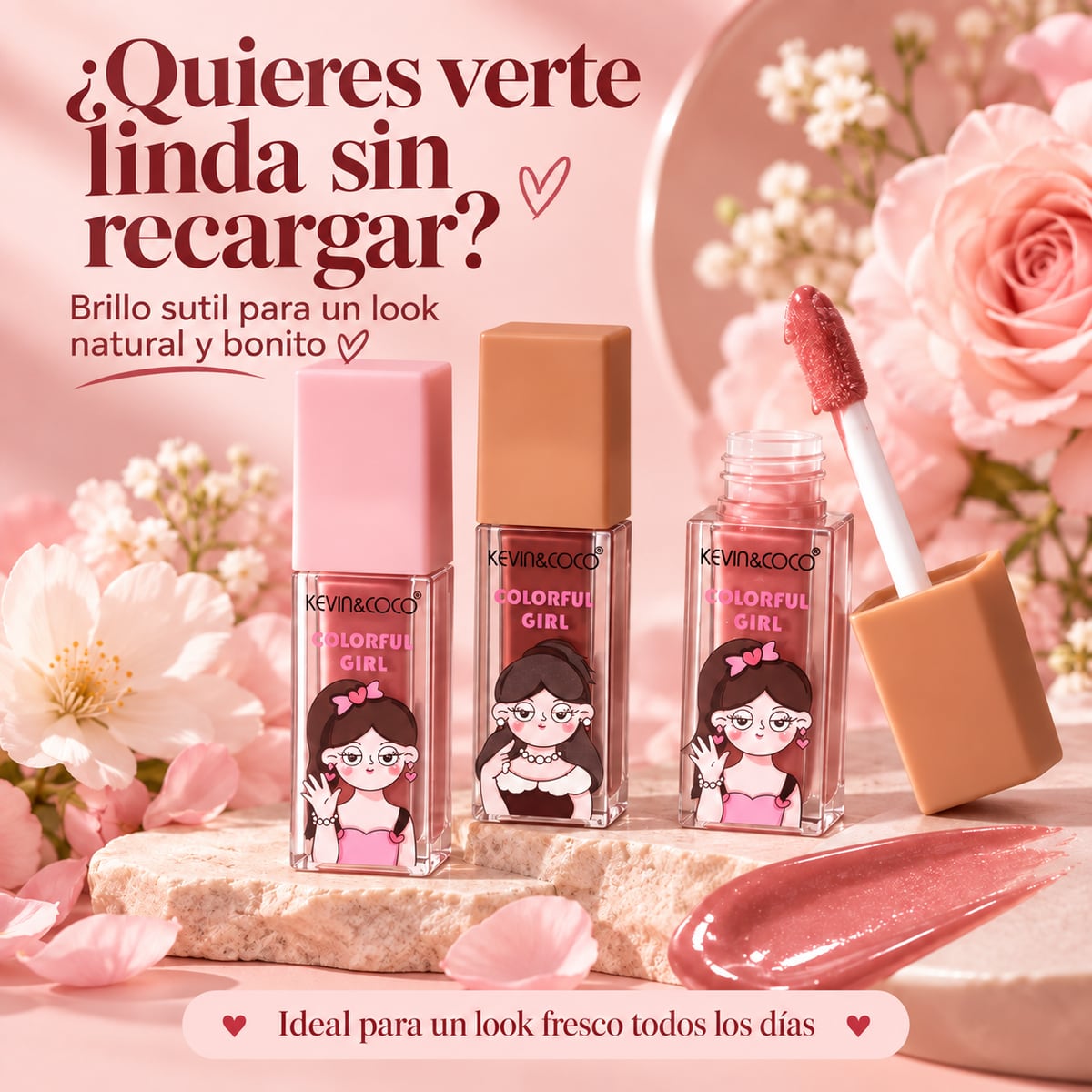 Kit dúo labial líquido Kevin & Coco