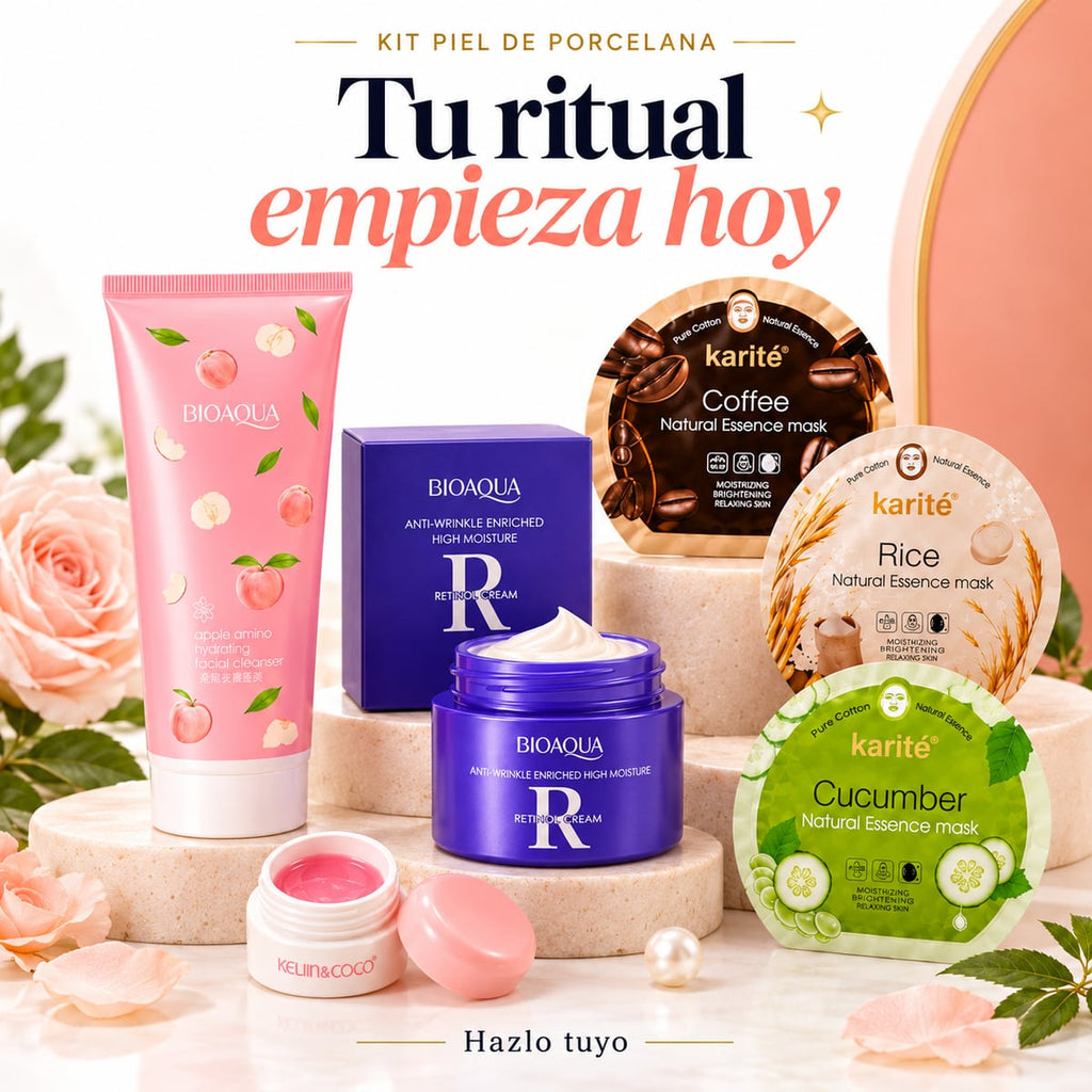 Productos del Kit Piel de Porcelana