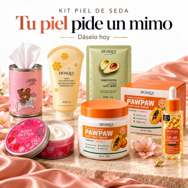 Productos del Kit Piel de Seda
