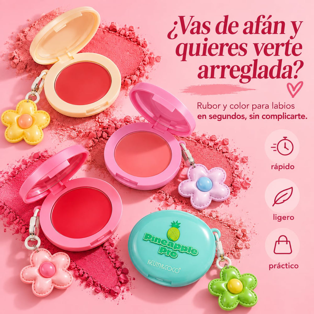 Rubor en crema para mejillas y labios