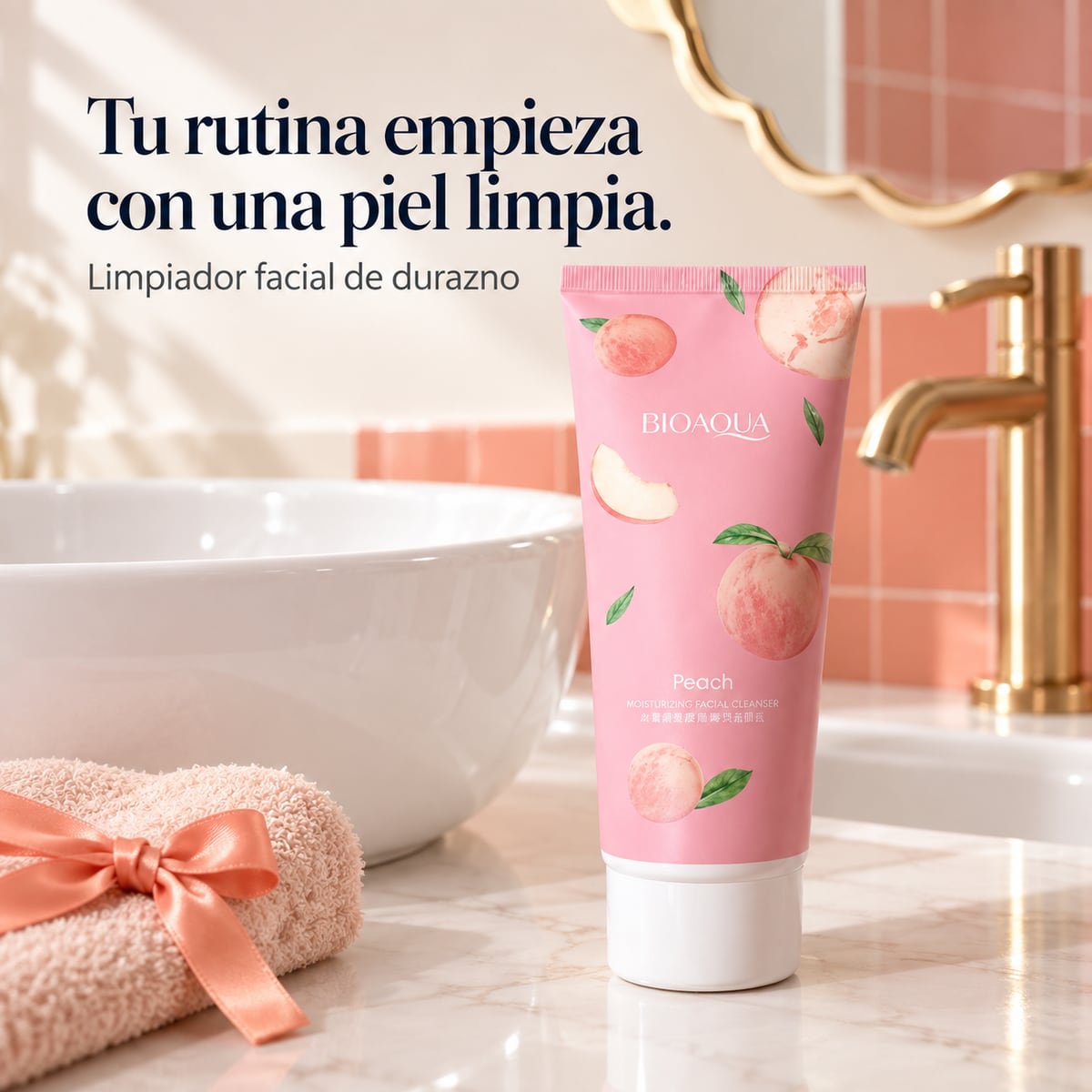 Limpiador facial de manzana BIOAQUA