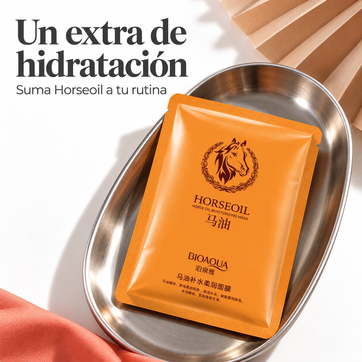 Mascarilla facial aceite de caballo BIOAQUA HORSEOIL