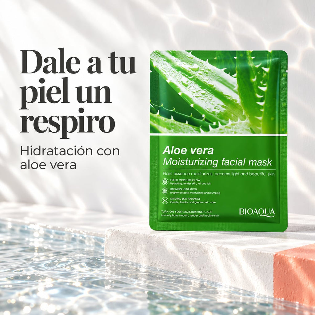 Mascarilla facial de aloe vera BIOAQUA