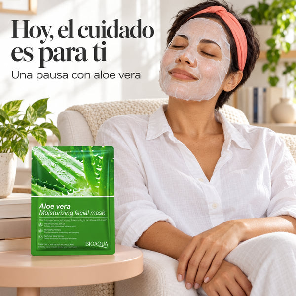 Mascarilla de aloe vera para tu rutina