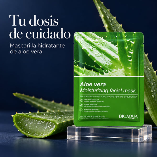 Mascarilla de aloe vera lista para usar