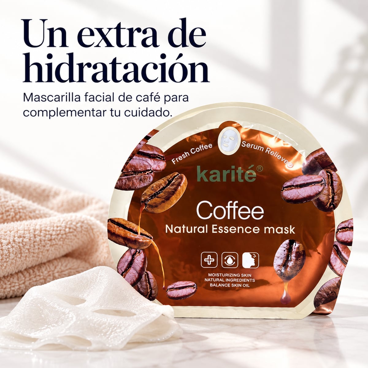 Mascarilla de café para tu rutina