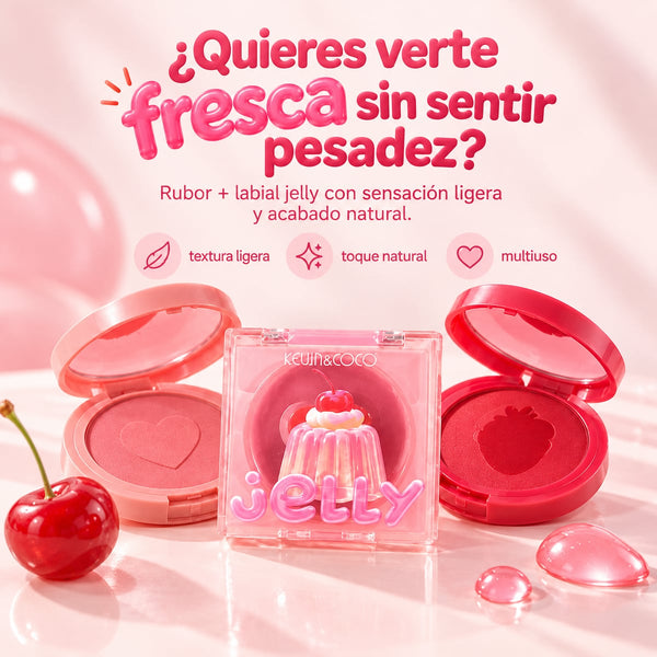 Rubor jelly con acabado fresco