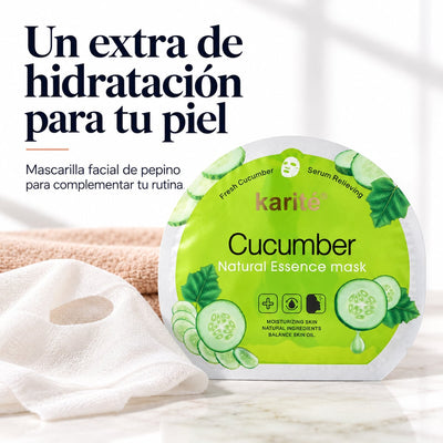 Mascarilla Facial de Pepino