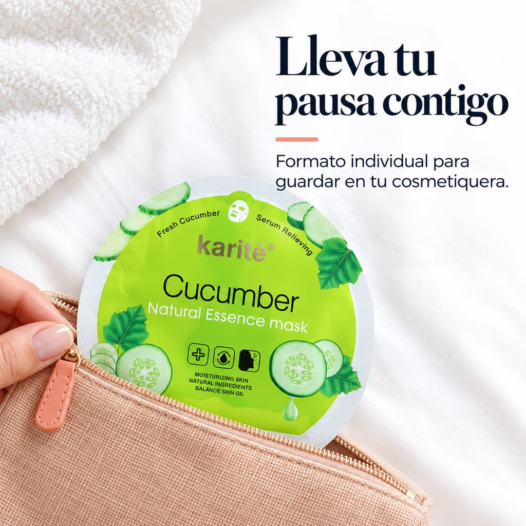 Mascarilla de pepino para tu rutina
