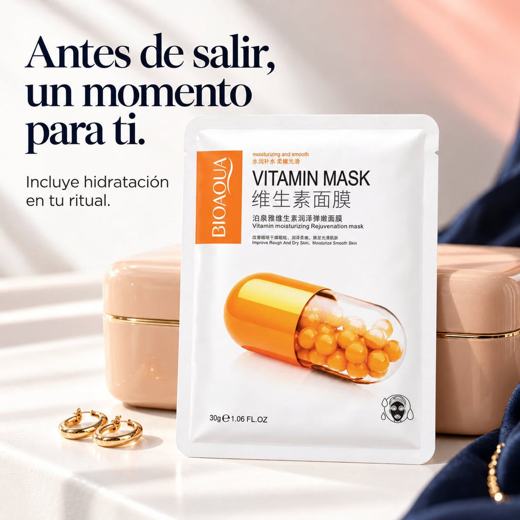 Mascarilla de vitaminas para tu rutina