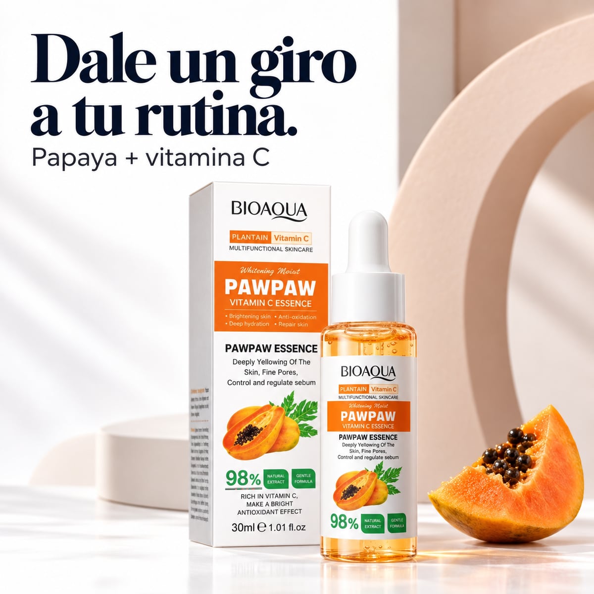 Sérum facial de papaya BIOAQUA