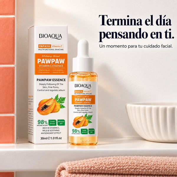 Gotero del sérum de papaya