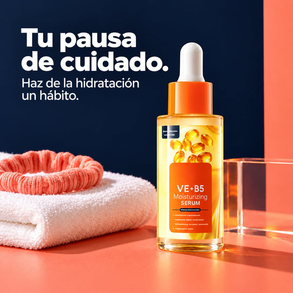 Gotero del sérum vitamina E + B5
