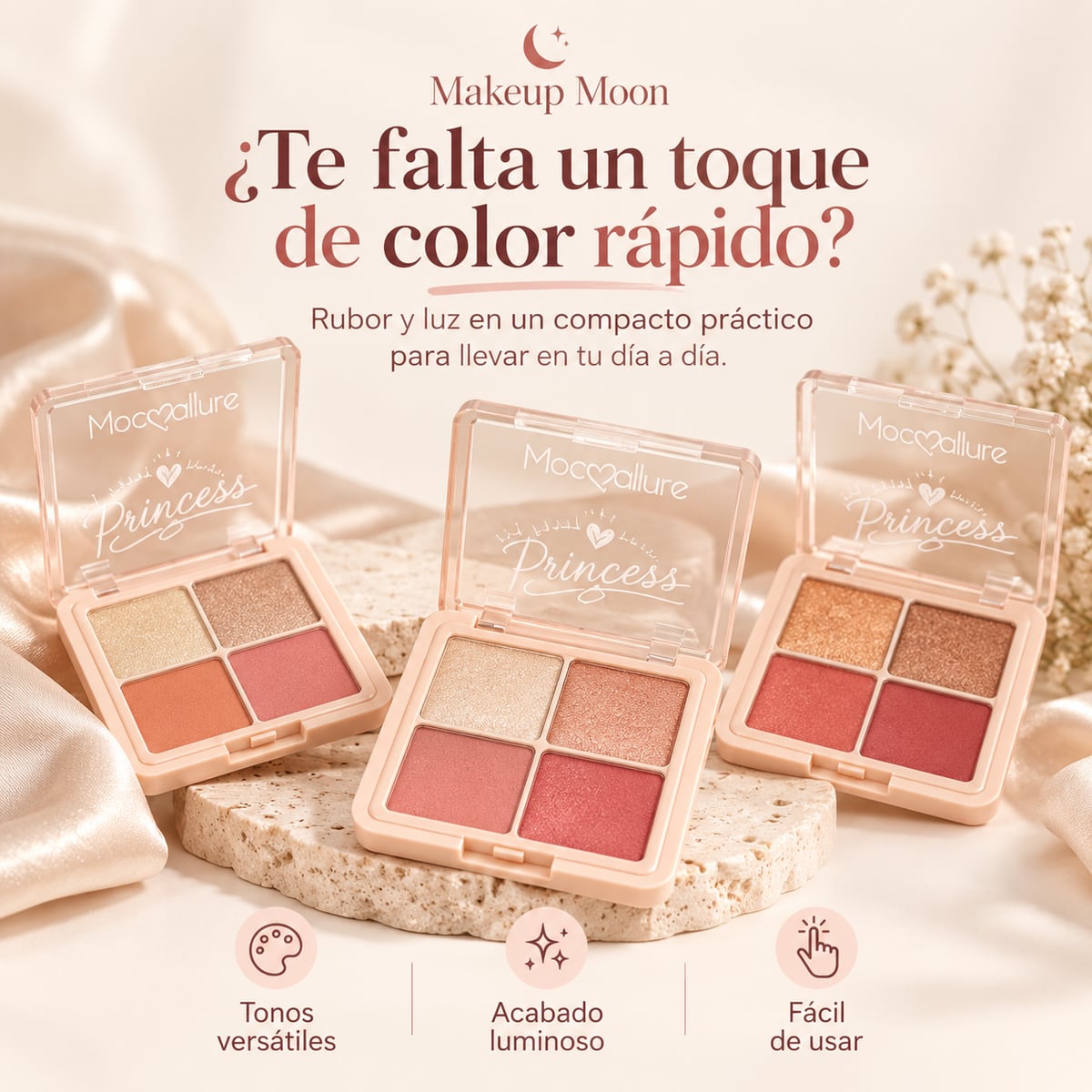 Paleta Mocmallure Princess para tu día a día